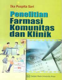 Image of PENELITIAN FARMASI KOMUNITAS DAN KLINIK